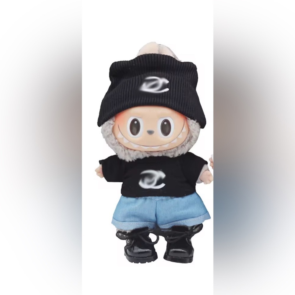Labubu Three Piece Beanie, Sweater and Shorts